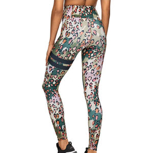 เลกกิ้งออกแบบใหม่ไร้รอยต่อปรับแต่งได้ตามต้องการ สีสันตามสั่ง และชุดออกกำลังกายสำหรับผู้หญิง พิมพ์ลายแบบ Sublimation สำหรับโยคะและฟิตเนส - Product Image 1