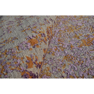 Hand-Knotted Grey Gold <b>Abstract</b> Wool <b>Rug</b> Low Pile Jute Modern Distressed Marble Pattern Luxury Living Room Area <b>Rug</b> - Product Image 2