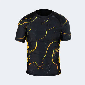 Personaliza Tu Propio Logotipo, Camiseta de Compresión Sublimada de Manga Larga para MMA, BJJ, Rashguard para Hombre - Product Image 1