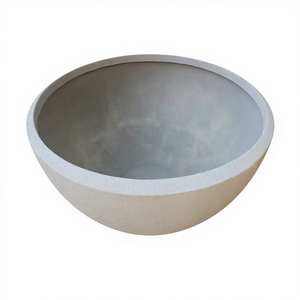KNT Creations – Pot suspendu en fibre de verre léger et durable, design classique et moderne, texture lisse, pour intérieur et extérieur - Product Image 1