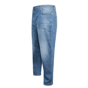 Wholesale Lightweight Casual Non <b>Stretch</b> Straight Mid Rise Cotton Washed Jeans for <b>Men</b> Custom Color & Size Bulk Supply - Product Image 2