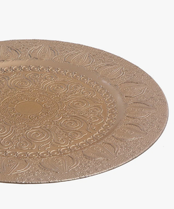 Placa de cargador de metal de aluminio al por mayor con placa de cargador de metal de alta calidad Placa de servicio grabada diseño personalizado - Product Image 6