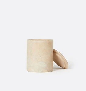 Luxury Resin canister jar <b>Cover</b> Modern Decorative canister Holder for Bathroom Vanity Living Room Office and Home Decor usage - Product Image 4