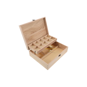 High Quality Wooden Jewelry <b>Box</b> Durable <b>Storage</b> Case for Jewelry and Accessories - Product Image 3