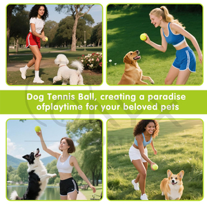 New Arrival 2026 Eco-Friendly High <b>Bounce</b> Sport <b>Balls</b> For Tennis Machines and Club Training With Fully Customized Logo Print - Product Image 4