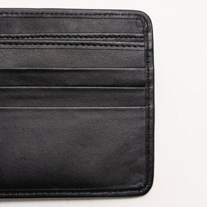 Portefeuille en cuir de vachette durable pour homme, portefeuille en cuir à poils, portefeuille fin fait main, portefeuille bifold de qualité supérieure en cuir naturel - Product Image 4