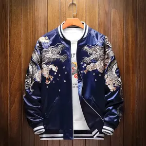 Veste varsity pour homme, modèle 2022, design dernier cri, broderie logo OEM, poids lourd, personnalisable - Product Image 6