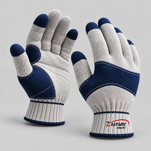 Gants d'hiver en coton de qualité supérieure avec doublure chaude en tissu doux, ajustement confortable, construction extensible, pour temps froid - Product Image 5