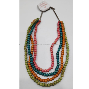 Collier en résine à maillons larges style vintage, mélange de couleurs, punk, ajouré, gros maillons ronds, longue chaîne en résine acrylique, art mural - Product Image 5