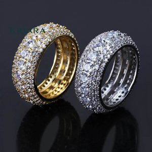 Anillos de Diamantes de Oro Sólido de 18K y Plata 925 para Mujer, Corte Brillante Redondo, Joyería de Lujo para Boda, Diamantes Cultivados en Laboratorio de Color Blanco D - Product Image 4