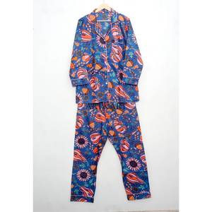 Conjunto de pijama floral para mujer, ropa de dormir de algodón, pantalones de pijama para mujer, camisa de manga larga, conjunto de pijama a juego - Product Image 4