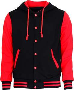 เสื้อแจ็คเก็ตวาร์ซิตี้ผ้าแคนวาสคุณภาพสูงสำหรับผู้หญิง แบบสั่งทำพิเศษ บุขนกันลม ทรงครอปท็อป - Product Image 1