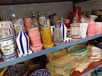 Tasses et soucoupes en céramique indienne stockées volumes de 100ml et 250ml pour bureau à domicile Restaurant Hôtel Utilisation