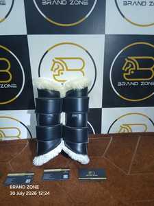 Botas Ecuestres BRAND ZONE de Cuero Patentado para Caballos, Botas Protectoras para Tendones con Neopreno de 8MM y Piel Sintética, Duraderas y Cómodas - Product Image 2