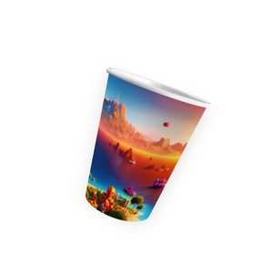 Vasos de Papel Desechables con Logotipo Personalizado, de Pared Simple, 8/12/16/20/22 oz, Reciclables, de Grado Alimenticio, Recubiertos de PE - Product Image 5