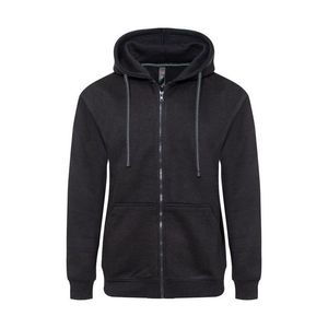 Felpa con cappuccio e zip in pile pesante da uomo - Product Image 3