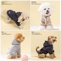 OEM ODM |   Sweat à capuche tricoté haut de gamme pour chien, taille haute, mélange, XXS-XXL, 1,5-13 kg, intérieur/extérieur, OEM ODM, prêt à expédier, haute qualité