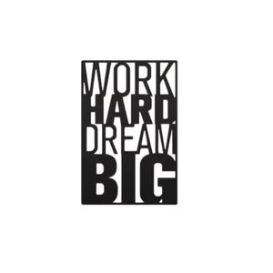Arte Metálico Motivacional para Pared |   Decoración de Pared Art Deco Hecha a Mano |   Arte Mural Metálico Moderno con Opciones Personalizadas - Product Image 3