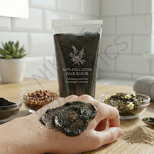 Gommage Visage Anti-Pollution à l'Aloe Vera, Formule Exfoliante Nettoyante en Profondeur pour Éliminer la Saleté, les Peaux Mortes et les Impuretés - Product Image 4
