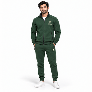 Premium <b>Fleece</b> Tracksuit Warm Hoodie <b>Jogger</b> Pants Winter Sportswear Gym Training Casual Streetwear Custom Apparel Clothing Set - Product Image 1