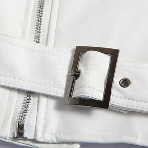 Chaqueta de Invierno de Lona y Cuero PU Premium, Forro Suave y Cómodo, Logotipo Frontal, Perfecta para un Estilo Casual y Moderno para el Día a Día - Product Image 5