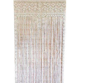 ม่านประตูประดับ macrame | ม่านแขวนผนังฉากหลังแต่งงานขนาดใหญ่ - Product Image 1