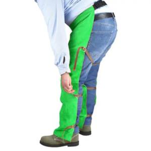 Premium Quality Industrial Work Wear Safety Protection New Aerial Protective Leather Welding <b>Trouser</b> for Safety Working Wear - Product Image 3