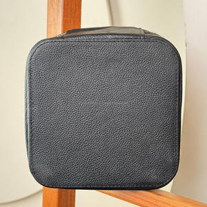 Portable maquillage cosmétique bijoux boîte-cadeau en cuir de vachette véritable haute qualité mallette de rangement bijoux organisateur boîte pour femmes - Product Image 5