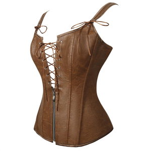 Corsés de Cuero para Mujer, Elegantes y Moldeadores, Estilo Clubwear, con Ajuste de Cintura - Product Image 3