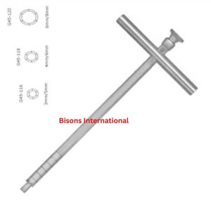 BISONS Taladro de trepanación ósea dental al por mayor, tamaño 7, cortador de trepanación para implantes quirúrgicos, acero inoxidable - Product Image 3