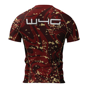 T-shirt de sport personnalisé pour homme, col rond, manches courtes, respirant, séchage rapide, sublimation, pour la gym et les loisirs - Product Image 6