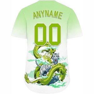 Maillot de baseball de haute qualité en sublimation avec nom et numéro personnalisés et tissu performant durable - Product Image 3