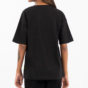 Camisetas de Lona Transpirables y Ecológicas de Manga Corta para Mujer, Impresión de Logotipo Personalizado, Tela de Poliéster/Algodón, Uso Diario de Verano - Product Image 4