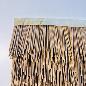 Toiture en chaume synthétique en plastique PE, imitation <span class=keywords><strong>roseau</strong></span> africain, pour usage extérieur, moderne - Product Image 3