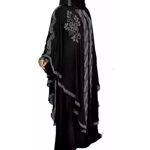 Abaya Jilbab de Diseño Personalizado con Color a Elección para Mujer, Secado Rápido, Transpirable, Túnica Al Haramain para Mujeres Islámicas, Servicios OEM - Product Image 2
