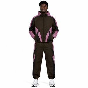 Custom Men <b>Running</b> Windbreaker Set Nylon Sports <b>Jacket</b> and Track Pants <b>Lightweight</b> Athletic Tracksuit - Product Image 3