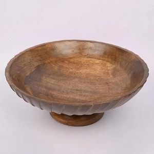 Bol en bois dur poli, finition lisse, pour la table à manger, la cuisine, la décoration de la maison et les cadeaux - Product Image 2