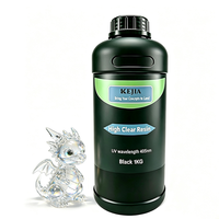 Résine acrylique synthétique liquide haute transparence KEJIA pour imprimante 3D, 1 kg, résistante, souple, faible odeur, compatible avec toutes les imprimantes 3D LCD/DLP