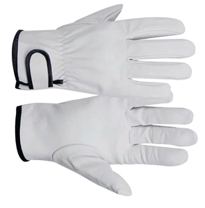 Guantes de Trabajo de Piel de Cabra de Buena Calidad, Marca Emboson LD009, Fabricados en China, Antideslizantes, Ligeros, de Dedo Completo, Unisex - Product Image 6