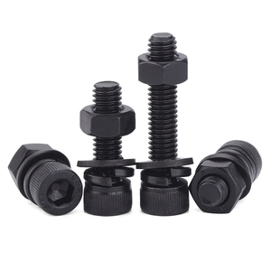 J & Gong ชุดสลักเกลียวหกเหลี่ยมภายใน M4เกรด12.9 M5 M6 M10รัด M8 M12ความแข็งแรงสูง - Product Image 3