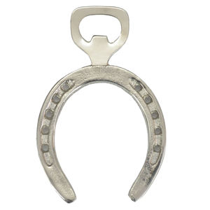 Juegos de Regalo, Abridor de Botellas Metálico con Forma de Herradura, Regalos Promocionales, Abridor Decorativo para Botellas de Cerveza y Champán, Apto para Lavavajillas - Product Image 1