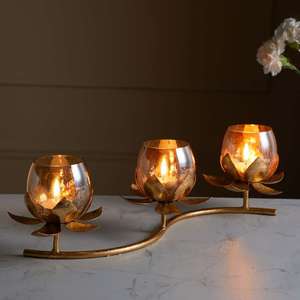 Juego de Portavelas Metálicos de Lujo con Diseño de Pavo Real, Hechos a Mano, Decorativos para Mesa o Suelo, para Decoración del Hogar, Bodas y Hoteles - Product Image 2