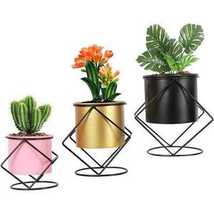 Soporte Moderno de Metal Dorado para Plantas, Soporte de Lujo para Macetas de Interior, Macetero Decorativo Nórdico Alto de Hierro para Sala de Estar, Venta al por Mayor - Product Image 6