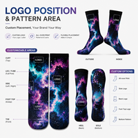 Chaussettes d'automne personnalisées imprimées 100% coton respirantes séchage rapide OEM ODM Service d'échantillonnage Production en gros Mode Décontracté