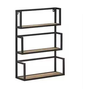 Estante de Pared Minimalista de Madera, Estantes Flotantes de Múltiples Niveles, Estante de Exhibición de Madera Natural, Organizador Moderno para Decoración del Hogar - Product Image 6