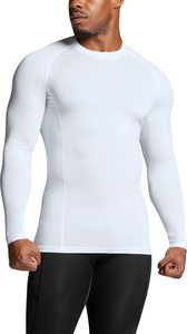 Men Compression Shirt MMA Rash Guard Turtle Neck <b>Long</b> <b>Sleeve</b> Athletic <b>Base</b> <b>Layer</b> Rash Guard For Gym Training Running Cycling Top - Product Image 2