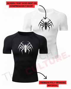 Camiseta Deportiva de Compresión para Hombre, Secado Rápido, Poliéster y Elastano, Ropa Deportiva Elástica de Manga Corta - Product Image 1