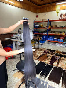 Top vente! 100% extensions de cheveux humains vietnamiens naturels bruts, faisceau de cheveux bruts vierges droits à trame - Product Image 5