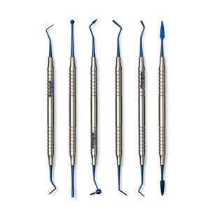 Instrumentos de Contorno para Composite Dental, Juego de 6 Piezas de Doble Extremo, Acero Inoxidable - Product Image 1
