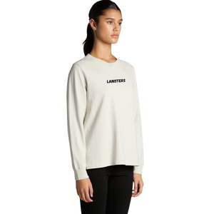 <b>Womens</b> O Neck Long Sleeve T Shirt Regular Fit Small Chest Print Clean <b>Back</b> Casual Wholesale Custom OEM Cotton Jersey Tee Shirt B - Product Image 6